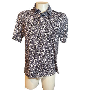 Men's Under Armour Polo Shirt, Large, Navy d32